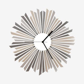 The Sirius Wall Clock - Silver