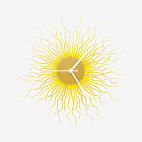 Medusa Gold Wall Clock - Gold / Yellow