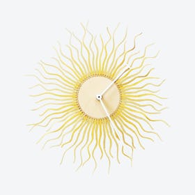 Shockhead Wall Clock - Gold