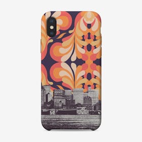 Colorful Skies above New York iPhone Case