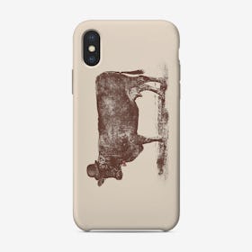 Cow Cow Nut iPhone Case