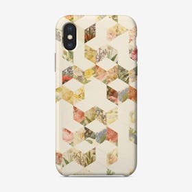 Keziah Scandinavian Pattern - Flowers iPhone Case