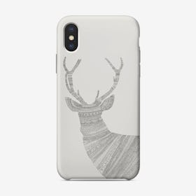 Stag Pattern iPhone Case