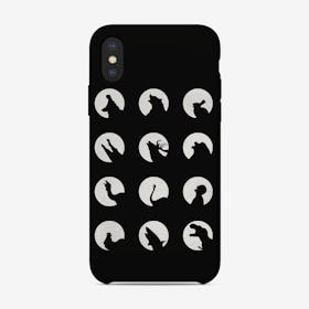 Wolfs Night Off iPhone Case