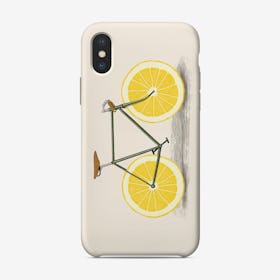 Zest - Lemon Bike iPhone Case