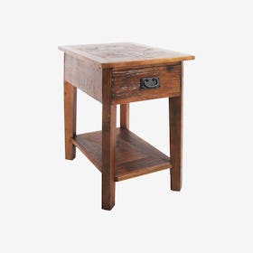 Revive Reclaimed Chairside Table - Natural