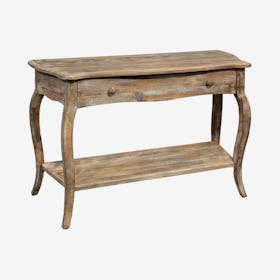 Rustic Reclaimed Driftwood Console Table