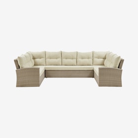 Canaan All-Weather Outdoor Horseshoe Sectional Sofa
