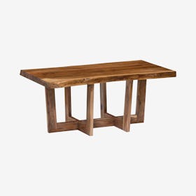 Berkshire Live Edge Wood Coffee Table - Natural