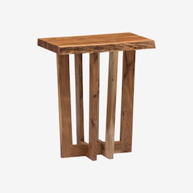 Berkshire Live Edge Wood End Table - Natural