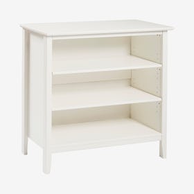 Simplicity Under Window Bookcase - White