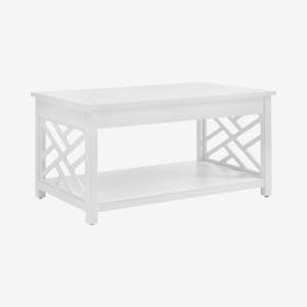 Coventry Wood Coffee Table - White