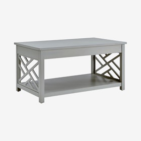Coventry Wood Coffee Table - Gray