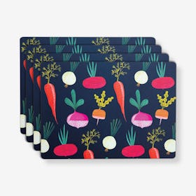 Root Veggies Placemats - Set of 4