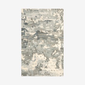 Anastasia Wool Area Rug - Gray / Charcoal