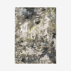 Caravan Area Rug - Gray / Green