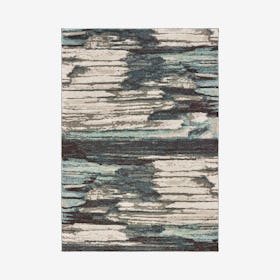 Carson Area Rug - Blue / Ivory - Abstract