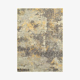 Evolution Area Rug - Gray / Gold