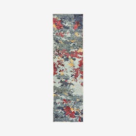 Evolution Runner Rug - Blue / Red