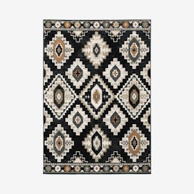 Georgia Area Rug - Charcoal / Ivory