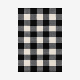 Georgia Area Rug - Black / Ivory