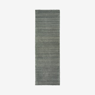 Infused Wool Runner Rug - Charcoal