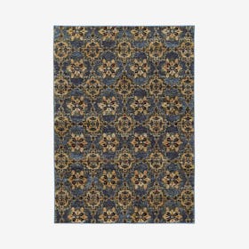 Andorra Area Rug - Blue / Gold