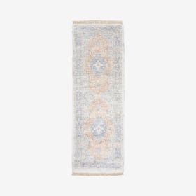 Malabar Runner Rug - Blue / Red