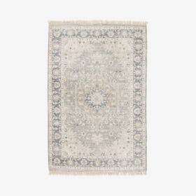 Malabar Area Rug - Beige / Gray - Oriental