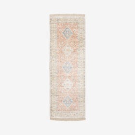 Malabar Runner Rug - Orange / Blue