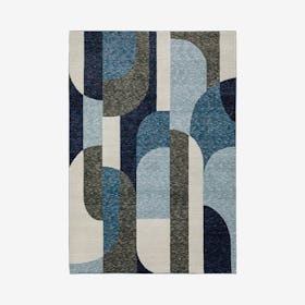 Strada Area Rug - Blue / Gray