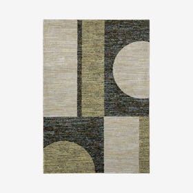 Strada Area Rug - Green / Beige