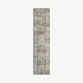 Charleston Runner Rug - Blue/Gold