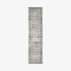 Charleston Runner Rug - Charcoal/Grey