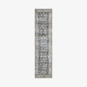 Charleston Runner Rug - Beige/ Blue