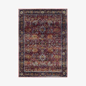 Andorra Area Rug - Red / Purple