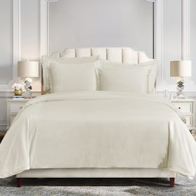 Velvet Duvet Set - Cream