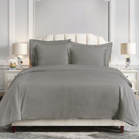 Velvet Duvet Set - Gray