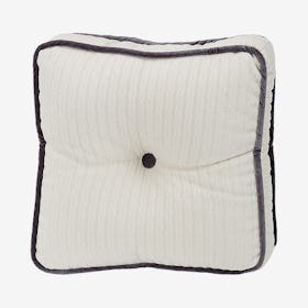 Tufted Boxed Pillow - White