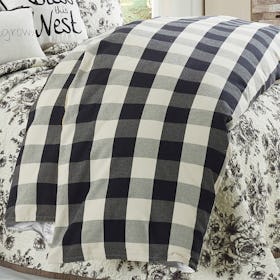 Camille Duvet Set - Natural / Black