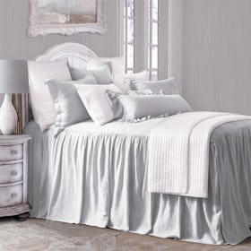 Luna Luxury Bedspread Set - Gray