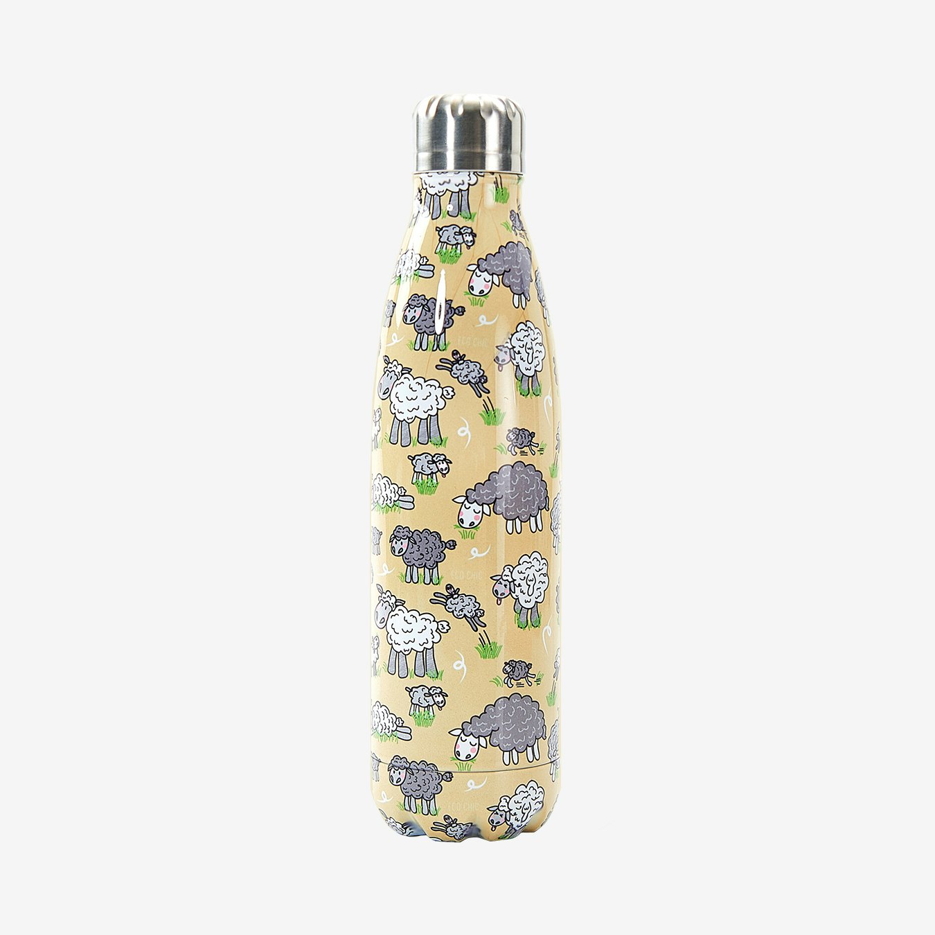 Sheep Thermal Bottle - Beige by Eco Chic