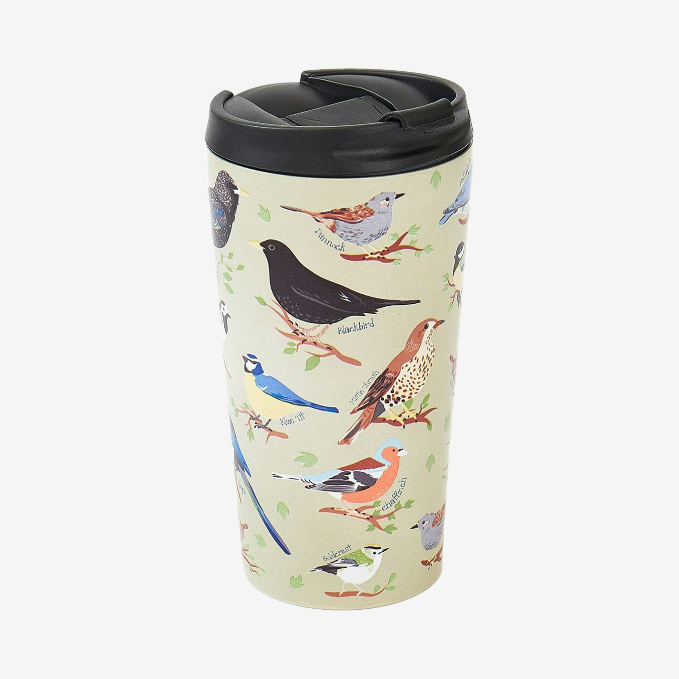 Wild Birds Thermal Cup - Green by Eco Chic