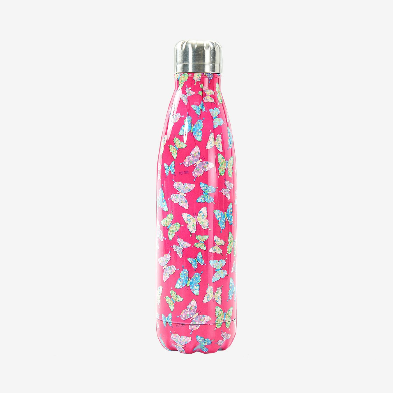 Butterfly Thermal Bottle - Fuchsia by Eco Chic