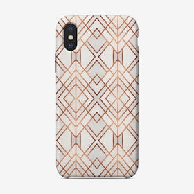 Copper Geo iPhone Case