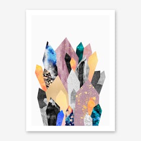 Crystals Art Print