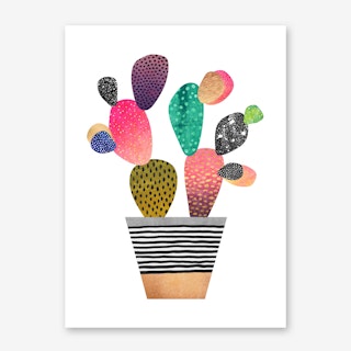 Happy Cactus Art Print