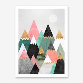 Pretty Mountains Art Print