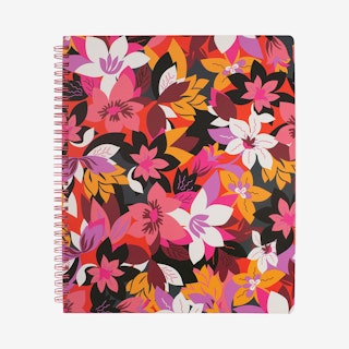 Notebook with Pocket - Rosa Floral