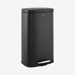 Curtis Step-Open Trash Can - Black